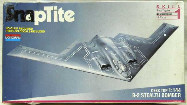 Monogram 1/144 B-2 Stealth Bomber, 1173 plastic model kit